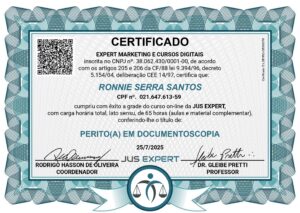 PERITO EM DOCUMENTOSCOPIA