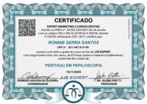 PERITO EM PAPILOSCOPIA