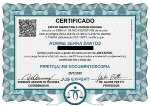 PERITO EM DOCUMENTOSCOPIA